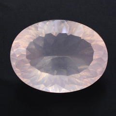 ROSE QUARTZ CONCAVE CUT OVAL (DES#73) 20X15MM 16.30 Cts.