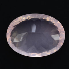 ROSE QUARTZ CONCAVE CUT OVAL (DES#73) 20X15MM 16.30 Cts.