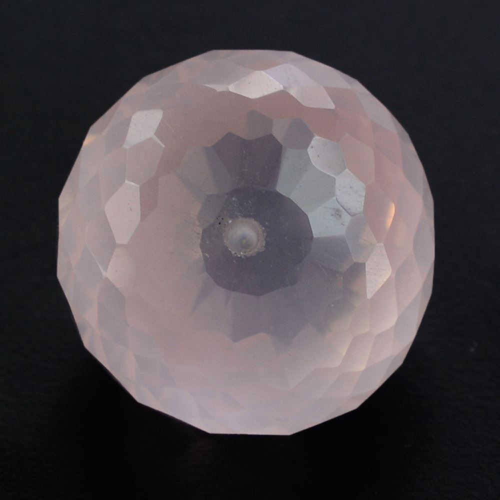 ROSE QUARTZ ONION DROPS (DES#150) (HALF DRILL) 11.50X9.50MM 7.80 Cts.