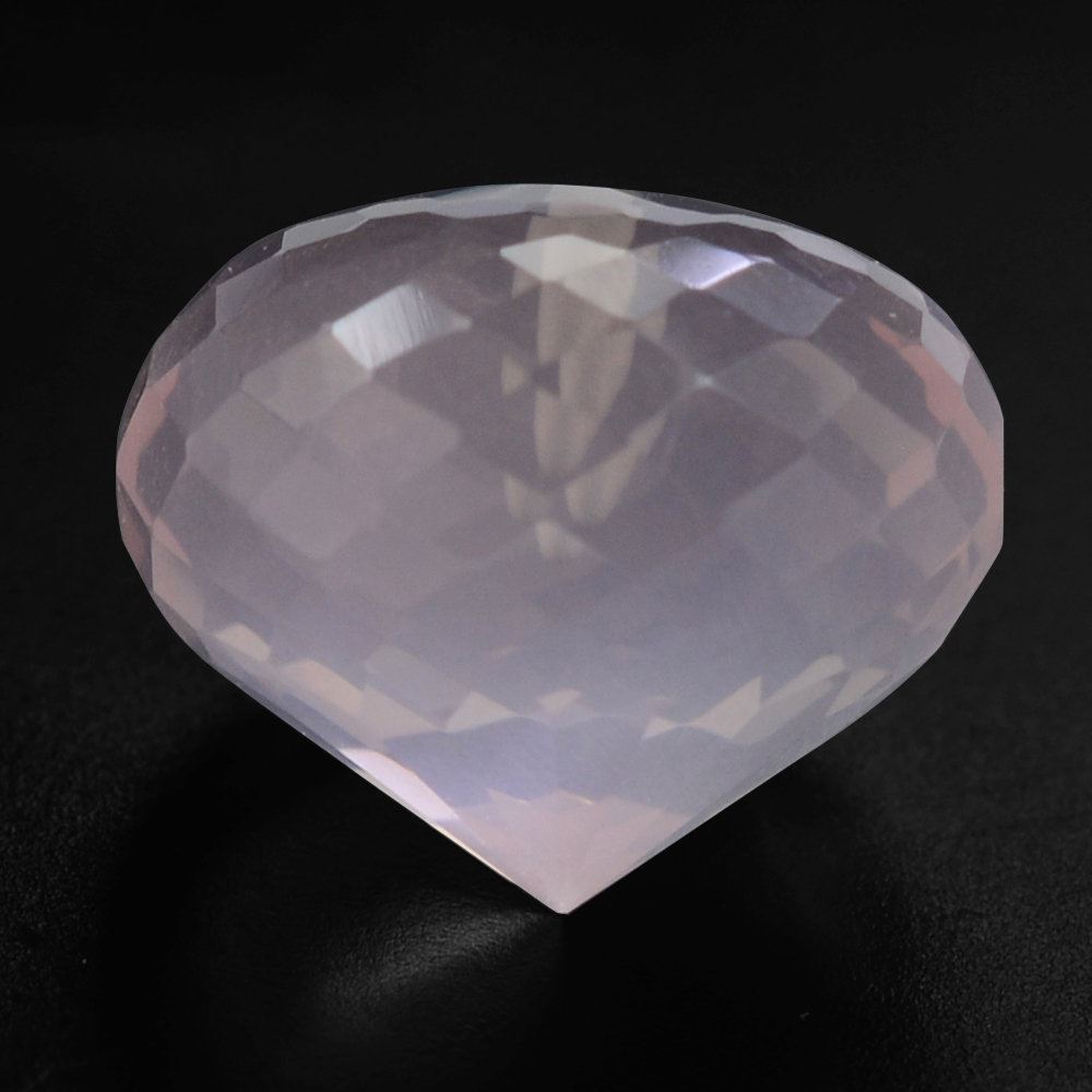 ROSE QUARTZ ONION DROPS (DES#150) (HALF DRILL) 11.50X9.50MM 7.80 Cts.