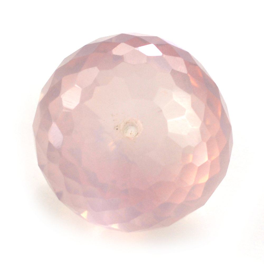 ROSE QUARTZ ONION DROPS (DES#150) (HALF DRILL) 11.50X9.50MM 7.80 Cts.