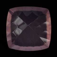 ROSE QUARTZ CONCAVE CUT CUSHION (DES#72) 12MM 6.60 Cts.