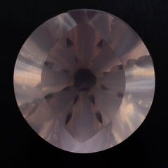 ROSE QUARTZ EYE CUT ROUND (DES#89) 13MM 7.65 Cts.