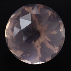 ROSE QUARTZ HIGH DOME ROSE CUT ROUND (DES#17) 12MM 7.04 Cts.