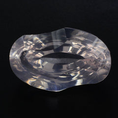 ROSE QUARTZ SWIRL CUT LEAF (DES#94) 16X10MM 6.05 Cts.