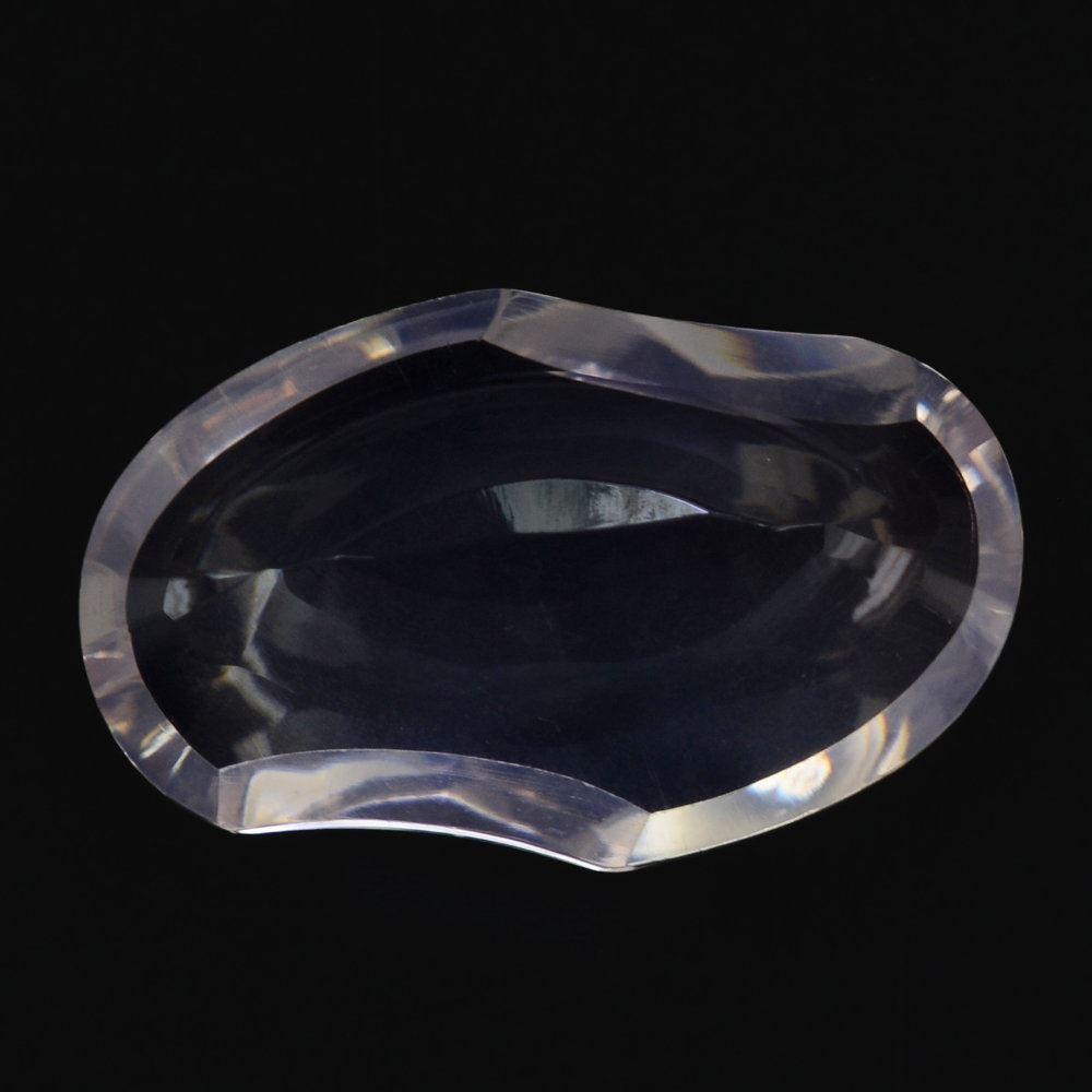 ROSE QUARTZ SWIRL CUT LEAF (DES#94) 16X10MM 6.05 Cts.