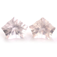 ROSE QUARTZ CONCAVE CUT PENTAGON (DES#8) 16X13MM 7.45 Cts.