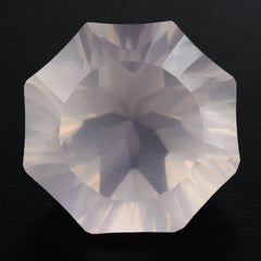 ROSE QUARTZ NINETY CUT ROUND (DES#83) 10MM 3.70 Cts.
