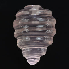 ROSE QUARTZ BEYBLADES (DES#33) (HALF DRILL) 16X12MM 13.25 Cts.