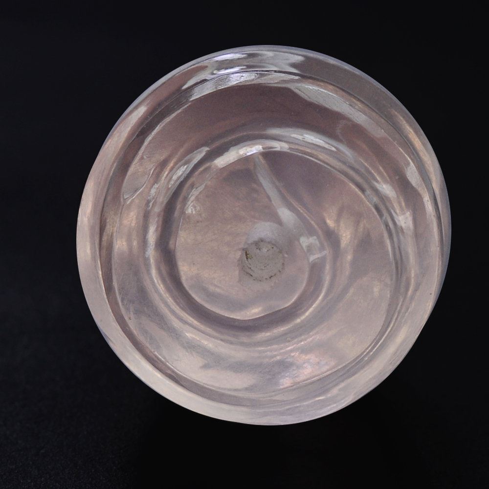 ROSE QUARTZ BEYBLADES (DES#33) (HALF DRILL) 16X12MM 13.25 Cts.