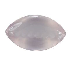 ROSE QUARTZ BUFFTOP ZIP CUT BACK MARQUISE (DES#106) 20X12MM 9.95 Cts.