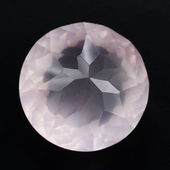 ROSE QUARTZ GALAXY CUT DOME ROUND (DES#86) 12MM 6.80 Cts.
