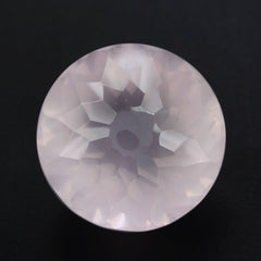 ROSE QUARTZ GALAXY CUT DOME ROUND (DES#86) 12MM 6.80 Cts.