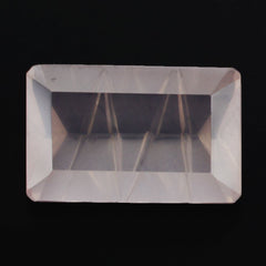 ROSE QUARTZ CONCAVE LIGHTENING CUT OCTAGON (DES#99) 14X9MM 5.35 Cts.