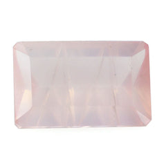 ROSE QUARTZ CONCAVE LIGHTENING CUT OCTAGON (DES#99) 14X9MM 5.35 Cts.