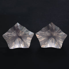 ROSE QUARTZ CONCAVE CUT PENTAGON (DES#8) 16X13MM 7.35 Cts.