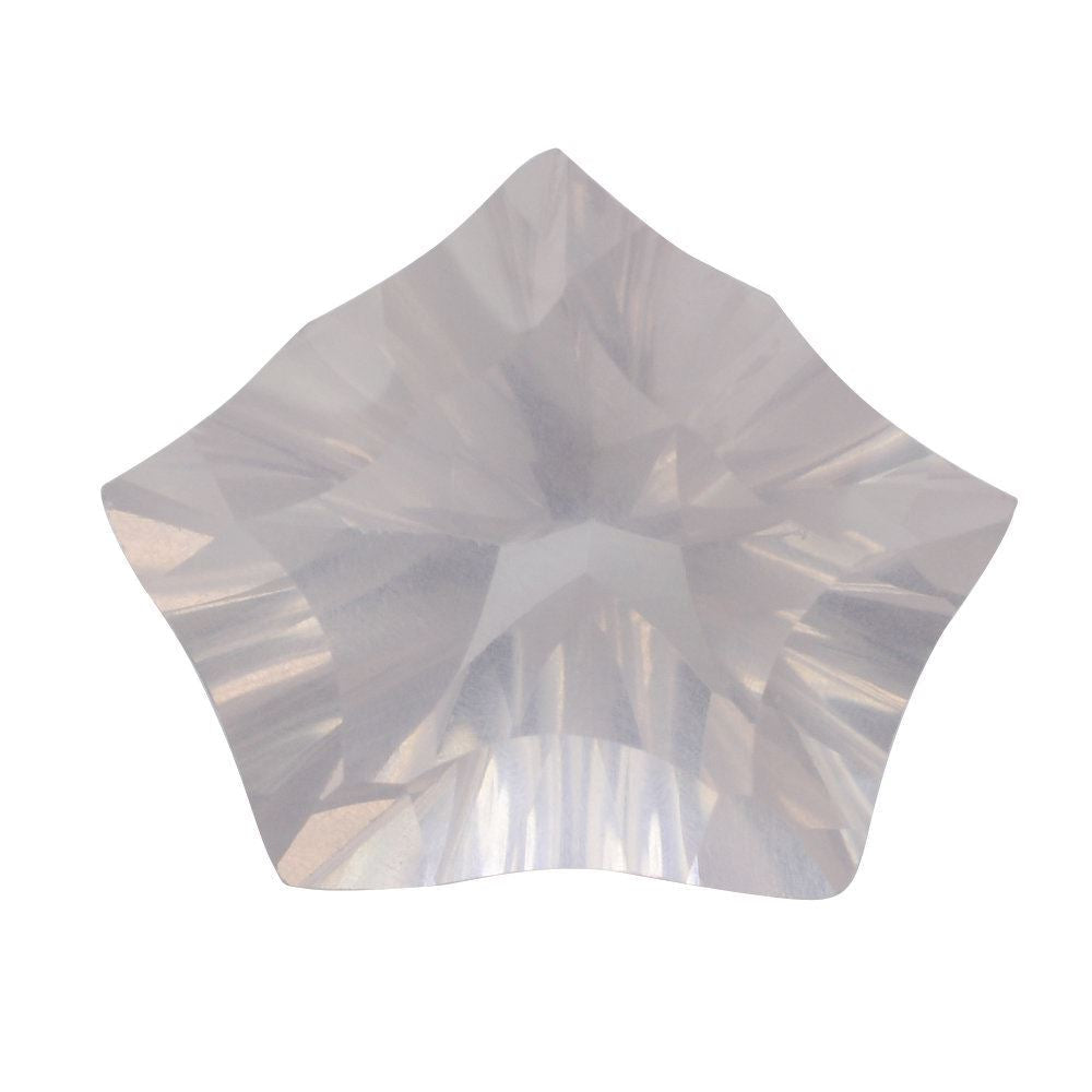 ROSE QUARTZ CONCAVE CUT PENTAGON (DES#8) 16X13MM 7.35 Cts.