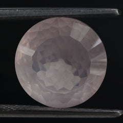 ROSE QUARTZ NIRVANA CUT ROUND (DES#81) 12MM 5.30 Cts.