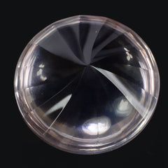 ROSE QUARTZ BUFFTOP ROUND WITH TWISTED CONCAVE (DES#31) 15MM 10.70 Cts.