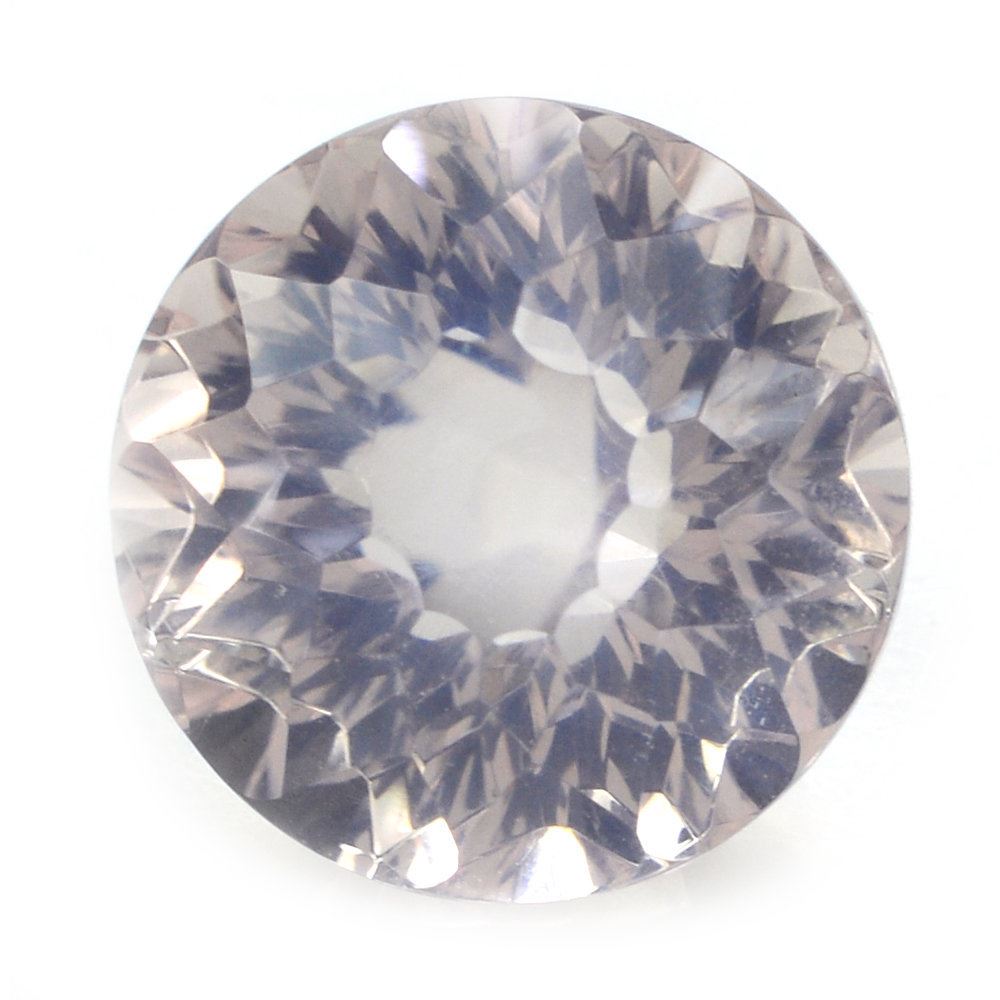 ROSE QUARTZ GALAXY CUT DOME ROUND (DES#86) 12MM 7.90 Cts.