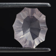 ROSE QUARTZ CONCAVE NINETY CUT OVAL (DES#51) 11X9MM 3.15 Cts.