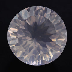 ROSE QUARTZ CONCAVE CUT ROUND (DES#45) 12MM 6.05 Cts.