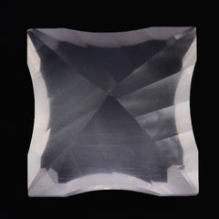 ROSE QUARTZ CONCAVE NINEY CUT SQUARE (DES#52) 12MM 7.20 Cts.