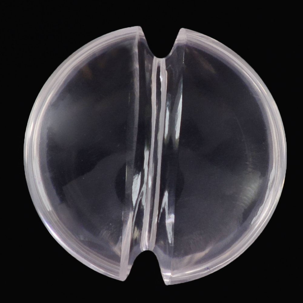 ROSE QUARTZ LENTIL ROUND WITH CARVED BELT (DES#25) 14MM 6.35 Cts.