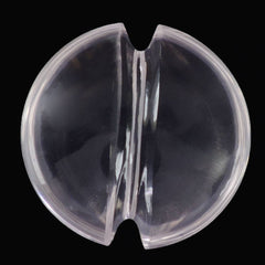 ROSE QUARTZ LENTIL ROUND WITH CARVED BELT (DES#25) 14MM 6.35 Cts.