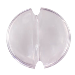 ROSE QUARTZ LENTIL ROUND WITH CARVED BELT (DES#25) 14MM 6.35 Cts.