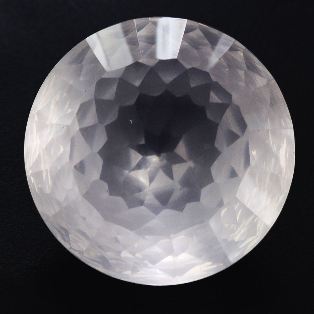 ROSE QUARTZ NIRVANA CUT ROUND (DES#81) 14MM 8.46 Cts.