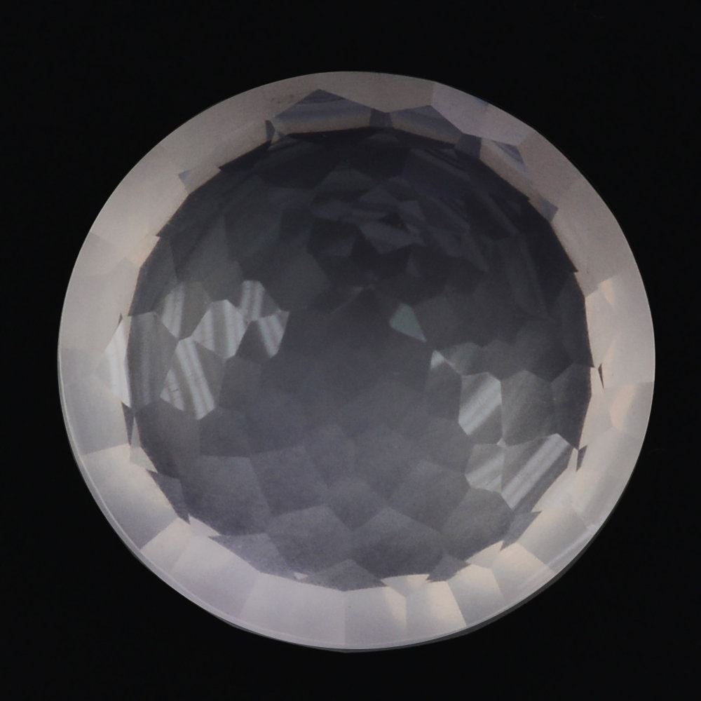 ROSE QUARTZ NIRVANA CUT ROUND (DES#81) 14MM 8.50 Cts.