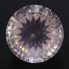 ROSE QUARTZ CONCAVE CUT ROUND (DES#46) 13MM 8.20 Cts.