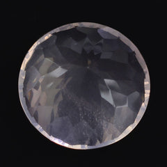 ROSE QUARTZ CONCAVE CUT ROUND (DES#46) 13MM 8.20 Cts.