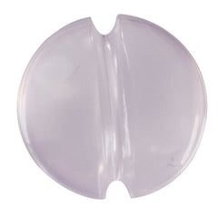 ROSE QUARTZ LENTIL ROUND WITH CARVED BELT (DES#25) 14MM 6.30 Cts.
