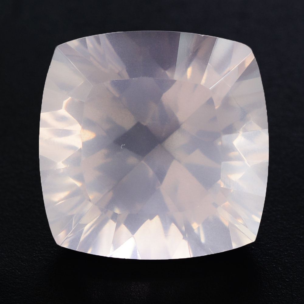 ROSE QUARTZ CONCAVE CUT CUSHION (DES#71) 10MM 4.06 Cts.