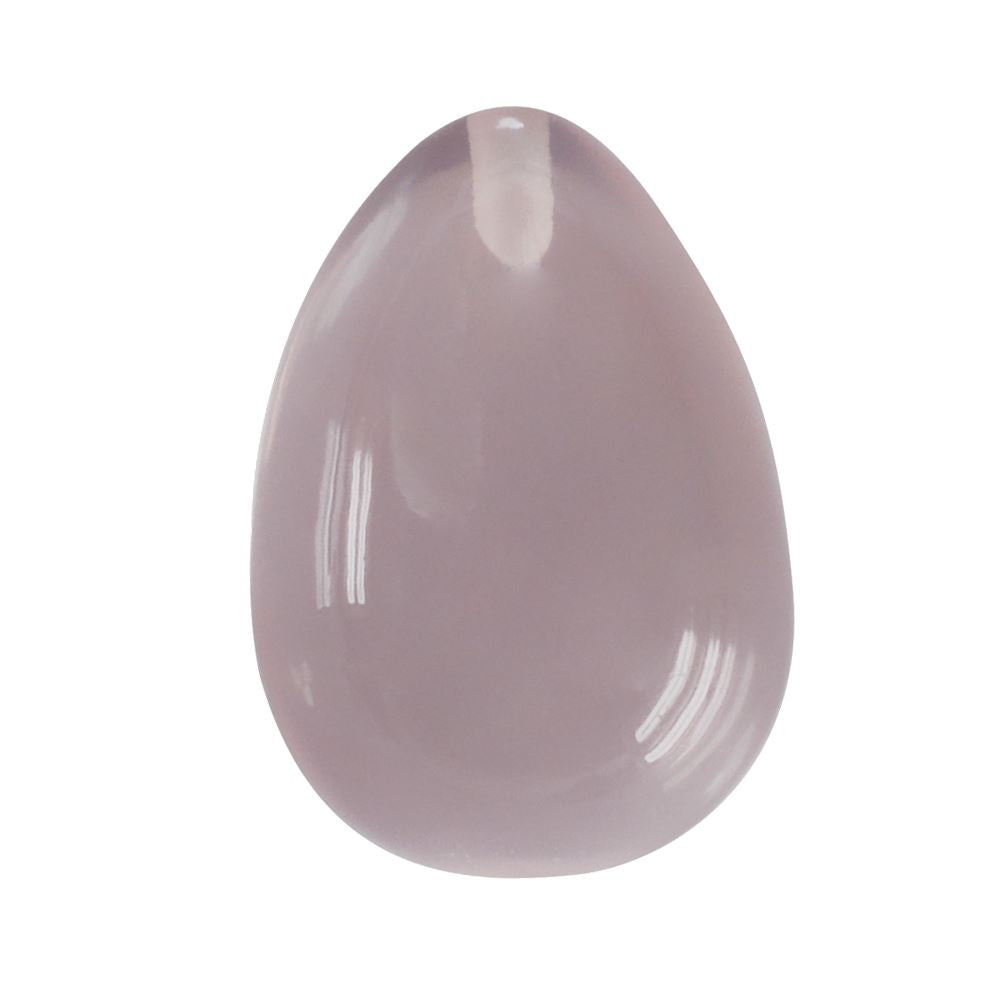 ROSE QUARTZ PLAIN EGGS (HALF DRILL) (DES#53) 13X9MM 7.20 Cts.