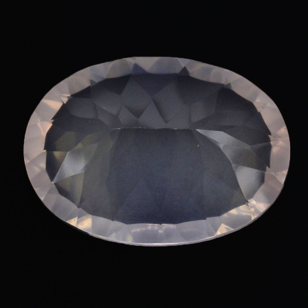 ROSE QUARTZ CONCAVE CUT OVAL (DES#73) 18X13MM 10.80 Cts.
