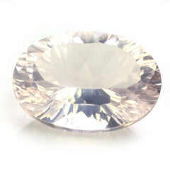 ROSE QUARTZ CONCAVE CUT OVAL (DES#73) 18X13MM 11.45 Cts.