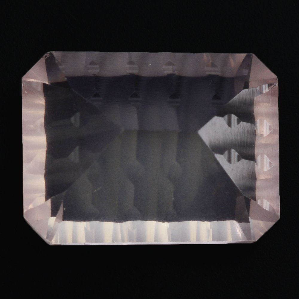 ROSE QUARTZ CONCAVE SPLENDOR CUT OCTAGON (DES#41) 16X12MM 9.62 Cts.