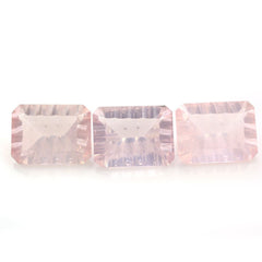 ROSE QUARTZ CONCAVE SPLENDOR CUT OCTAGON (DES#41) 16X12MM 9.62 Cts.
