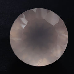 ROSE QUARTZ CONCAVE CUT ROUND (DES#45) 12MM 6.20 Cts.