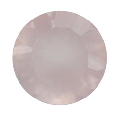 ROSE QUARTZ CONCAVE CUT ROUND (DES#45) 12MM 6.20 Cts.