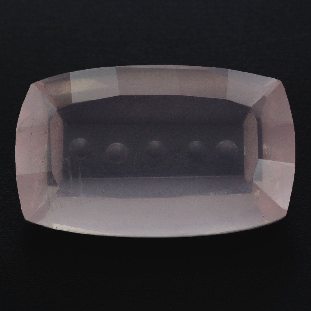 ROSE QUARTZ BUBBLE LINE CUSHION (DES#124) 16X10MM 6.53 Cts.