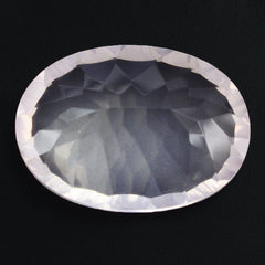 ROSE QUARTZ CONCAVE CUT OVAL (DES#73) 18X13MM 11.10 Cts.