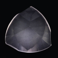 ROSE QUARTZ LEAF CONCAVE TRILLION (DES#125) 14MM 7.38 Cts.