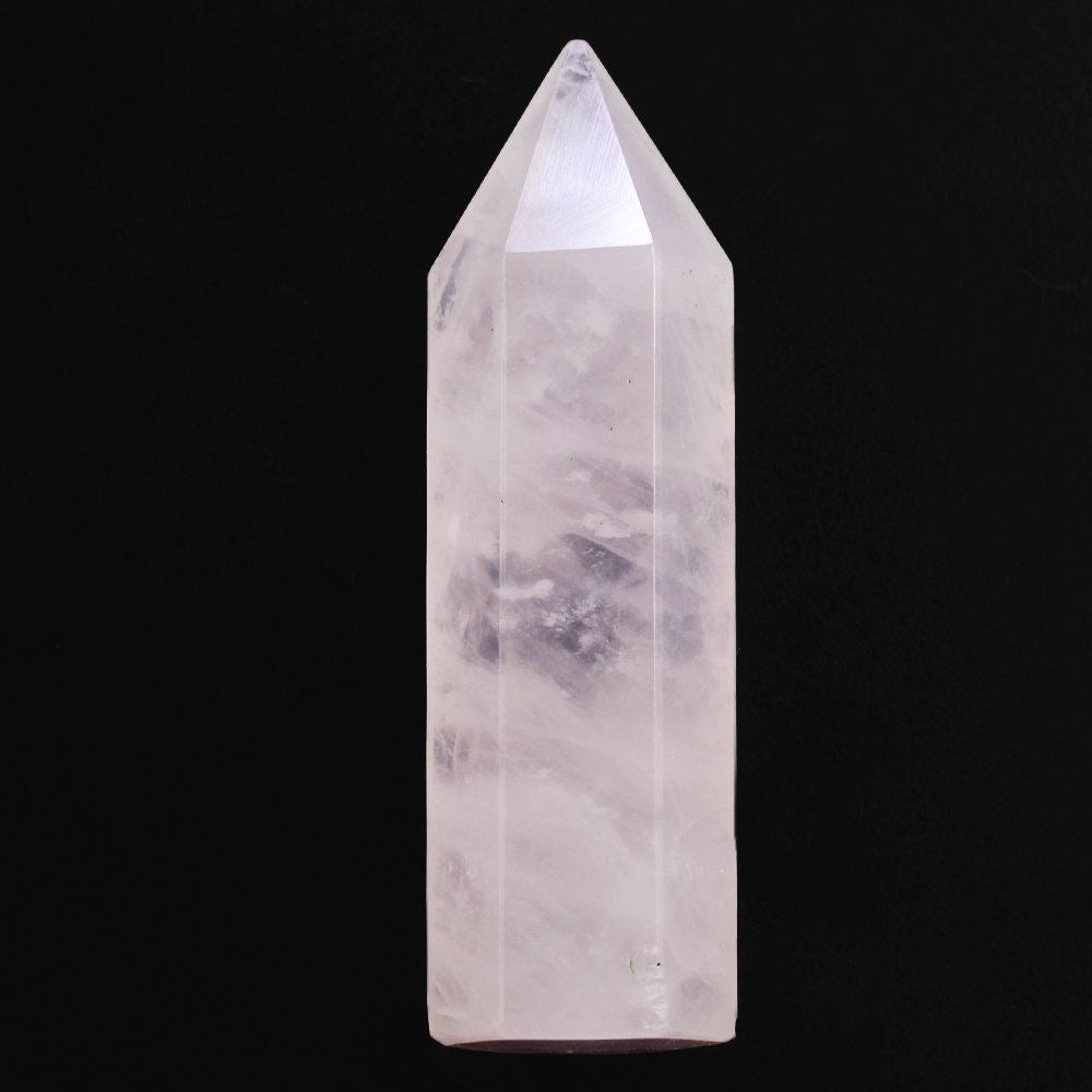 ROSE QUARTZ STEP CUT PENCIL 30X8MM 19.51 Cts.