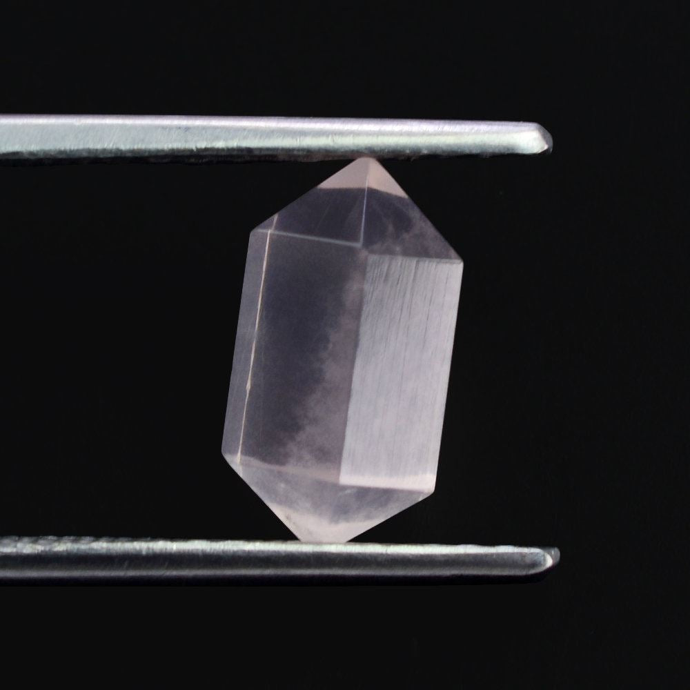 ROSE QUARTZ STEP CUT PENCIL BOTH SIDE POINTED 11MM 2.51 Cts.