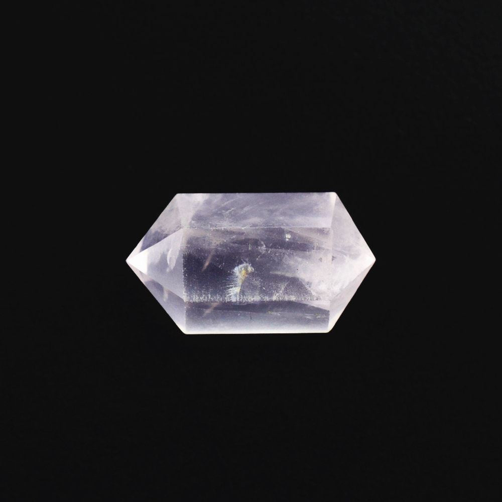 ROSE QUARTZ STEP CUT PENCIL BOTH SIDE POINTED 7MM 0.72 Cts.