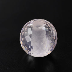 ROSE QUARTZ FACETED BALLS (FULL DRILL) 8MM 3.38 Cts.